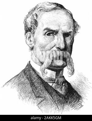 Sir John Tenniel (1820 - 1914) illustratore inglese, UMORISTA GRAFICO Foto Stock