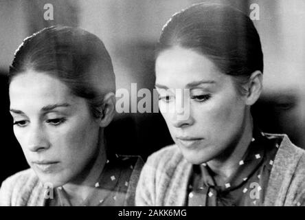 Joan Hackett, Ritratto di pubblicità per il film "Il terminale uomo', Warner Bros, 1974 Foto Stock