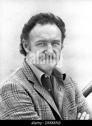Il gene Hackman, Ritratto di pubblicità per il film "Il principio Domino', AVCO Embassy Pictures, 1977 Foto Stock