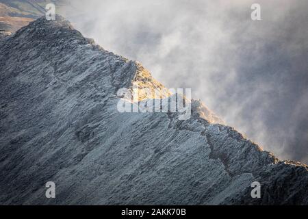 Bordo di estensione in inverno. Foto: Bob Smith/grough Foto Stock