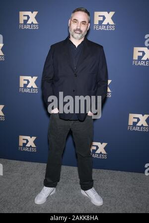 Pasadena, CA - Gennaio 09, 2020: Alex Garland assiste il FX Networks' Star Walk Winter Press Tour 2020 presso il Langham Huntington Foto Stock