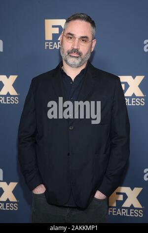 Pasadena, CA. Il 9 gennaio, 2020. Alex Garland presso le reti di FX Star Walk in TCA al ilil Langham Huntington a Pasadena, in California il 9 gennaio 2020. Credito: Faye Sadou/media/punzone Alamy Live News Foto Stock