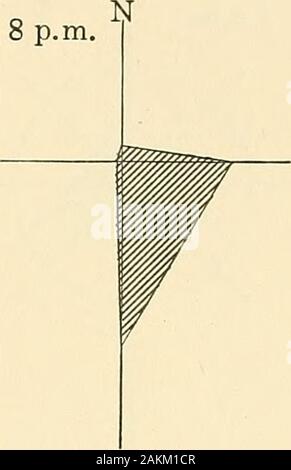 La cordigliera delle Ande del Perù meridionale, ricognizione geografica lungo il settanta-terza meridian . Foto Stock