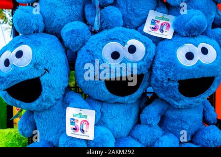 Orlando, Florida. Dicembre 30, 2019. Grover peluche a Seaworld Foto Stock