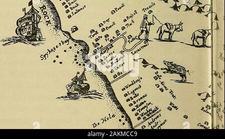 La guida tascabile per il West Indies, Guiana britannica, Honduras britannico, Bermuda, Spagnolo, principale e il canale di Panama . Foto Stock