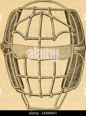 Spalding di base della guida a ricircolo di sfere e classifica ufficiale prenota per ..: un completo manuale del gioco nazionale della sfera di base .. . Ala B. SPALDINGSREGULATION maschera filo luminoso realizzati nel medesimo stile asour maschera amatoriale, butwithout la testa o la mentoniera. Garantito. No. L. Ciascuna, 75c. No. L SPALDINGS giovani maschera filo luminoso Foto Stock