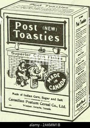 Canadian grocer Luglio-Settembre 1919 . $45.montone bollito, $6,35 ; 2s, $11.95 6s, $45.in gelatina bovina-%s, $3.35; è $4.96 2s, $9.25.Cuocere la trippa, $2,95; 2s, $4,86.stufato di Coda di bue, $2,35; 2s, $4.48.stufati di reni, $4,45; 2s, $8.46.Tritare Collops-%s, $1,95; la, $9.90 2s, $6.85.la salsiccia di carne è $3.95 ; 9s, $1.95.Corn beef hash - %s, $1.9*; il suo $3.95; 2s, $5.90.Bistecca di manzo e cipolle-%s, 9&Mi è. $4.95: 2s, $8.95.gelificata garretti-2s, $9,45 ; 6s, $3*.stufato irlandese, $2,96; 2s, $9.96.Cambridge salsiccia è $4.46 ; 2s $8,76. Pollo-%s, $5.95: è. Disossate $9.96.disossate Turchia - %s, $5,9"; t", $9.00 Foto Stock