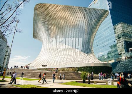 Messico, Città del Messico - giugno, 2019 Il moderno Soumaya museo di arte Foto Stock