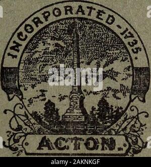 Relazioni annuali, Città di Acton, Massachusetts . Il NEWS-ENTERPRISE HUDSON, mass. 1922 RELAZIONI ANNUALI DEI DIVERSI ENTI UFFICIALI DELLA CITTÀ DI ACTON MASSACHUSETTSFOR L'esercizio terminato il 31 dicembre 1921annualreportstow19211925acto Foto Stock