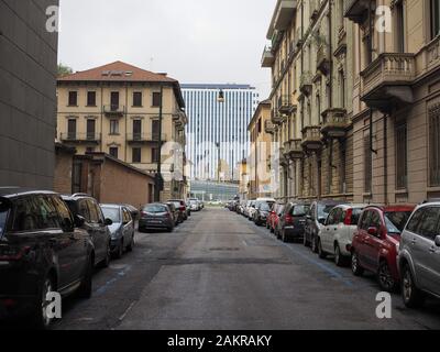 Torino, ITALIA - CIRCA NOVEMBRE 2019: Vista dello skyline della città Foto Stock