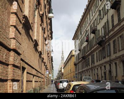 Torino, ITALIA - CIRCA NOVEMBRE 2019: Vista sul centro della città Foto Stock