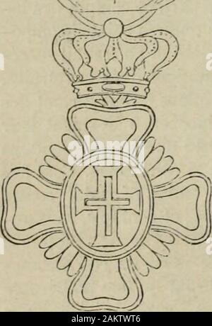 Dictionnaire de la conversazione à l'usage des dames et des Jeunes personnes : unità organizzativa, Complément nécessaire de toute bonne education . nt administrateursperpétuels des biens de lordre. Lors de laséparation du Brésil et du Portogallo, Lem-pereiM- don Pedro créa à lusage du Brésilun 3Ordre du Christ-Il existe aussi sousla même dénomination onu ordre militaireinstitué en 1205, par Albert, évèque deBiga. 11 avait été établi en Livonie, afin deprotéger contre les barbares restés idolâ-tres les barbares qui se convertissaient.Ordre du chrhi. [ Fut réuui à lordrc teutonitiue. - Il y cul aussi des religieux de Foto Stock