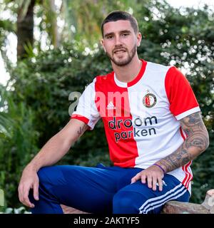 MARBELLA, 10-01-2020, calcio, , olandese eredivisie, stagione 2019-2020, Feyenoord player Marcos Senesi, Feyenoord premere momento Marbella Foto Stock