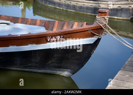 Barca. Catarroja. Comunitat Valenciana. Spagna Foto Stock