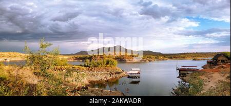 Lago Oanob, Namibia Foto Stock