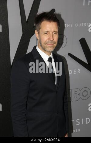Los Angeles, Stati Uniti d'America. 9 Gen, 2020. Paddy Considine all'HBO la serie Premiere di "outsider". Tenuto presso la DGA Theatre di Los Angeles, CA, 9 gennaio 2020. Foto: Richard Chavez/PictureLux Credito: PictureLux/Hollywood Archive/Alamy Live News Foto Stock