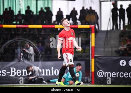 Sindelfingen, Deutschland. 05 gen, 2020. Charlie McCann (Manchester United) deluso. GES/Fussball/Mercedes-Benz JuniorCup 2020, Gennaio 5th, 2020 Calcio/Calcetto: Mercedes-Benz JuniorCup 2020, Sindelfingen, 5 gennaio, 2020 | Utilizzo di credito in tutto il mondo: dpa/Alamy Live News Foto Stock