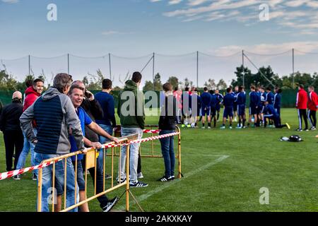 MARBELLA - 10-01-2020. Eredivisie voetbal, stagione 2019-2020. Ventilatori durante il corso di formazione nella città di Marbella. Foto Stock