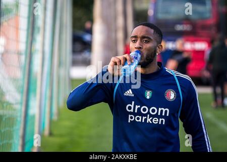 MARBELLA - 10-01-2020. Eredivisie voetbal, stagione 2019-2020. Feyenoord player Leroy Fer durante il corso di formazione nella città di Marbella. Foto Stock