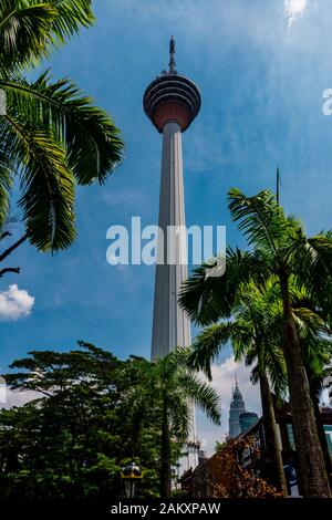 Menara Kl - Torre Della Televisione Kuala Lumpur Foto Stock