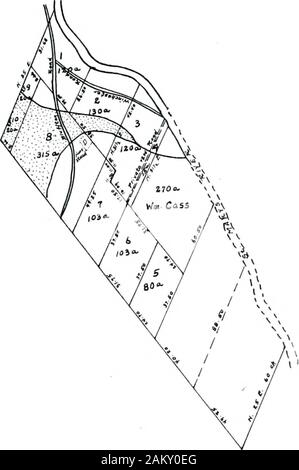 Abstract del titolo di parte della riserva Richardville in Allen County, Indiana . ry 21, 1868. È dalla Corte reputando che thedeed nel reclamo cui è dichiarata essere nullo andvoid a tutti gli effetti e che detta attrice berestored a tutti i detti locali e reintegrato nel thetitle ad essa come pienamente e interamente come se ehe aveva neverexecuted detto andando, e come la sua propria separata station wagon: ed è inoltre condannata dalla Corte ai fini ofqubting il suo titolo di detti locali sui record, Walpole G.Colerlck è nominato un Commissario per eseguire per sai Foto Stock