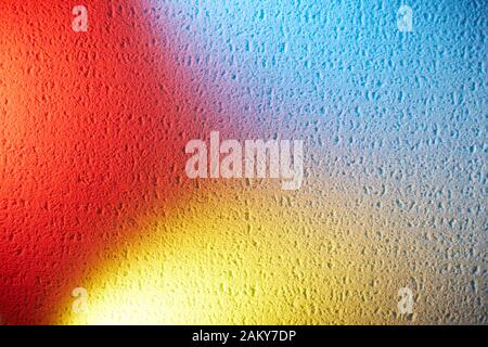Unione di tre colori su uno sfondo testurizzato Foto Stock