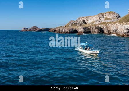 The Islas Marietas, Banderas Bay, Nayarit, Messico. Foto Stock