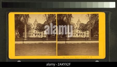 Casa di stato, concordia, NH membro House, concordia, N.H.; Stato House, concordia, N.H. Foto Stock