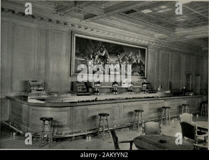 Architetto e ingegnere . Liy Plwlo commerciale Moiilm CLUB BAR. SAN FRANCISCOWill P. giorno. Architetto. Foto di Moulin Pied Piper camera. PALACE HOTEL. SAN FRANCISCOBnkewell fi Weihe. Gli architetti per varianti Foto Stock