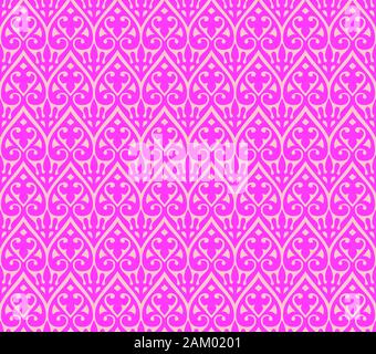 Sfondo Ripetizione Senza Cuciture Vintage Foto Stock