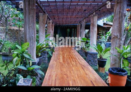Congo Resto E Cafe, Dago Pakar, Bandung, Giava Occidentale, Indonesia Foto Stock