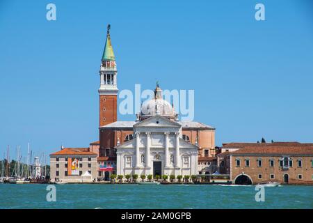 Chiesa di San Giorgio Maggiore a Venezia Italia Foto Stock