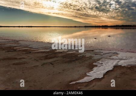 Il lago di Ninan, Salt Lake, Victoria Plains Western Australia Foto Stock