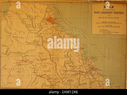 Fra cannibali; un conto di quattro anni di viaggi in Australia e di camp la vita con gli aborigeni del Queensland; . Charles ^cribne-rs figli.BroadAvay,JVe-vYvrk TASMANIA ^=-Fc ,::&LT; fii^-"R"J U--^. [H+=? Ho4o Longitudine e di GreeTiovfcK. ho Chfurles Sci^ibners sans.BroadMay, New Yorh, Foto Stock