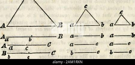 Un elementare trattato sulla geometria : semplificata per i principianti non versed in algebra . cularly nella geometria scienceof, da cui queste proporzioni sono calledgeometrical. Per dare un esempio: se si disegna ahouse, è necessario attirare su di essa secondo una certa scala;che è necessario disegnare di mille, duemila,tremila, &bc. volte minore dell'edificio stesso:ma poi si sono tenuti a ridurre ogni parte di esso inproportion. Ad esempio se si disegna la parte anteriore di thehouse mille volte più piccolo di quello originale, devi ridurre le finestre, porte, e ogni altra parte,nello stesso Foto Stock