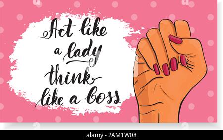 Vettore illustrazione stock modelli con design lettering Illustrazione Vettoriale