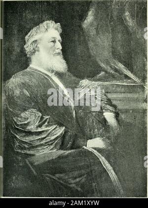 Alcuni eminenti Victorians: ricordi personali nel mondo dell'arte e lettere; . e stato impossibile per qualsiasi speacurborn al suo compito di avere seguito Millais withoutbetraying in risposta una sensibilità a quelle deeperchords di sentire che il suo semplice parole hadtouched. Ma Leighton era incapace di resumingthe melodia incompiuta Millais aveva così finemente sintonizzati ;incapace per la sua abitudine e il temperamento di discardingwhat aveva preparato ; e così è accaduto che thediscourse ha consegnato, ma tuttavia non meno andpolished perfetta di quella che era la sua abitudine, ha lasciato la sua audience gravelydisappointed e totalmente indifferenti. L Foto Stock