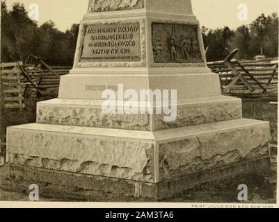 Il settanta-settimo in Pennsylvania in silo : la storia del reggimento ; la battaglia di Shiloh . ?J ;?. 77T.H PA. Monumento S. E. VI EWS H IO LO H . V Foto Stock