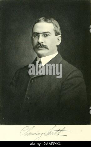 Case storiche e istituzioni e genealogici e di memorie personali della contea di Worcester, Massachusetts, con una storia di Worcester società di antichità; . in partymanagement ed è stato una figura familiare a ri-pubblicano convenzioni nella contea di Worcester per la pastforty anni. Il sig. Smith costruito un molto affascinante homeat 10 Regent Street, Worcester, un paio di anni fa, andrem-vcd dalla sua vecchia casa in Cherry Valley. I figli di Albert Edward e AnjeanetteCKennev) Smith sono: Channing. Nato a GenevaMills. A nord di Providence. La Rhode Island, giugno 15,1868: Edith Kennev. (VII) Edith Kenney Smith, dau Foto Stock