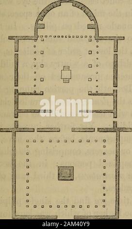 La Chiesa in catacombe : una descrizione della primitiva chiesa di Roma : illustrato dai suoi resti sepolcrali . ds, e pareti in bianco.Tutta la magnificenza è stato impiegato per essere foundwithin: minuto tesselation della pavimentazione, andincrustation delle pareti con marmi, erano notthought incoerente con la più accogliente exte-rior. Staccando il battistero dal prin-cipal edificio, è stato segnalato che era necessaryto passano attraverso il rito iniziatico, prima obtainingentrance alla chiesa. Il cluster di secondarybuildings che gradualmente circondata la casa di * Secondo Agostino, Foto Stock