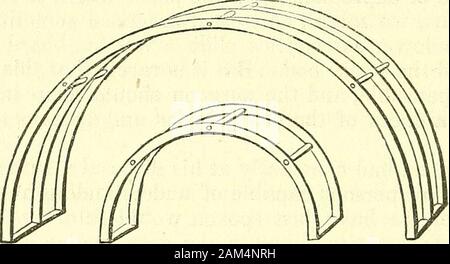 Nuovi elementi di chirurgia operativa . nd 136 NUOVI ELEMENTI OP CHIRURGIA OPERATIVA. Niente è più conveniente per i pazienti che soffrono e chi wedo non vuole disturbare. Molti altri letti meccanici sono stati costruiti; ma thoseof Daujon e M. Nicolle, fino al tempo presente, sembrano uniteall le migliori qualità in questo tipo di articolo. Articolo VIII.-cerchiature, (Cerceaux.)dopo la medicazione è finito, è a volte necessario protectthe parti ferito dalla pressione dei fogli e lenzuola.In tali casi utilizziamo un apparecchio noto sotto il nome di cer-ceaux, e il cui design è, per mantenere Foto Stock
