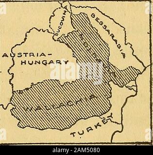 La Romania è il sacrificio; il suo passato, presente e futuro . 1878 1913 ^ R.Siamo ?ISA AUSTRIA- 1^^^^^ MUNGAR-V^^^^ y B U UO APil A r Foto Stock