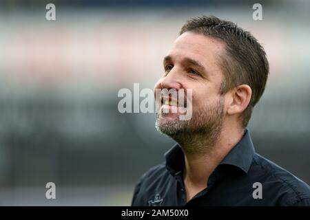 Spakenburg, Paesi Bassi. Xi gen, 2020. SPAKENBURG, 11-01-2020, Sportpark de Westmaat, Tweede Divisie, IJsselmeervogels - HHC Hardenberg, stagione 2019/2020, HHC Hardenberg trainer Gert Jan Karsten prima della partita IJsselmeervogels - HHC Hardenberg Credito: Pro scatti/Alamy Live News Foto Stock