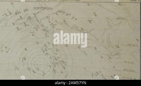 Su tre diversi uragani dell'Atlantico, e le loro relazioni per il northers del Messico e America Centrale, con avvisi di altre tempeste . iversi accademie nello stato di New York, e vari profes-sors e altri colleghi hanno arredato me con copie di gazzette theirprivate. Sono grato anche a molti mercanti, nave-master, e altri per un aiuto importante e può solo sperare che risultati conseguiti può rivelarsi utile a coloro che possono essere engagedin commerciali e altri inseguimenti. Detrazioni pratica.-è stato il mio scopo di aggiungere alcuni furtherpractical ostensione della legge di rotazione e p Foto Stock