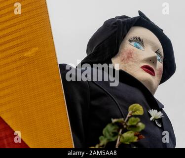 Il stanghow scarecrows 2019, parte del North Yorkshire spaventapasseri festival. Foto Stock