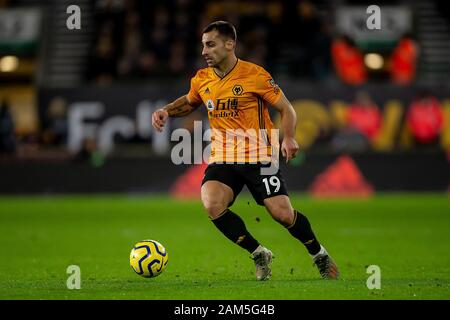 Wolverhampton, Regno Unito. Xi gen, 2020. Jonny di Wolverhampton Wanderers durante il match di Premier League tra Wolverhampton Wanderers e Newcastle United at Molineux, Wolverhampton sabato 11 gennaio 2020. (Credit: Alan Hayward | MI News) La fotografia può essere utilizzata solo per il giornale e/o rivista scopi editoriali, è richiesta una licenza per uso commerciale Credito: MI News & Sport /Alamy Live News Foto Stock