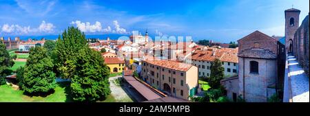 Bella Cittadella vecchia piccola città,Veneto,Italia. Foto Stock