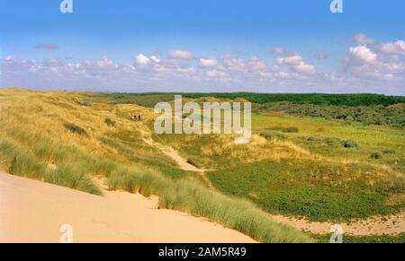 Ainsdale dune di sabbia Riserva Naturale Nazionale, Lancashire Foto Stock