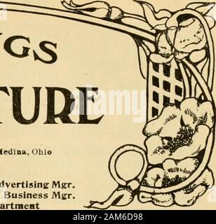 Spighe nella cultura delle api . IN 5EE CULTUDE pubblicato dalla A. I. eompany Root, Medina. Ohio E. R. Root, Editor A. L. Boyden, Advertisins:Mg:r H. H. Root, Asst. Ed. J. T. Calvert, Business Msrr A. I. Root, Editor di casa Departmeat. Vol. XXXV. Il 15 maggio 1907. No. 10. Foto Stock