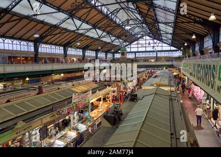 Cardiff indoor market, Galles del Sud Foto Stock